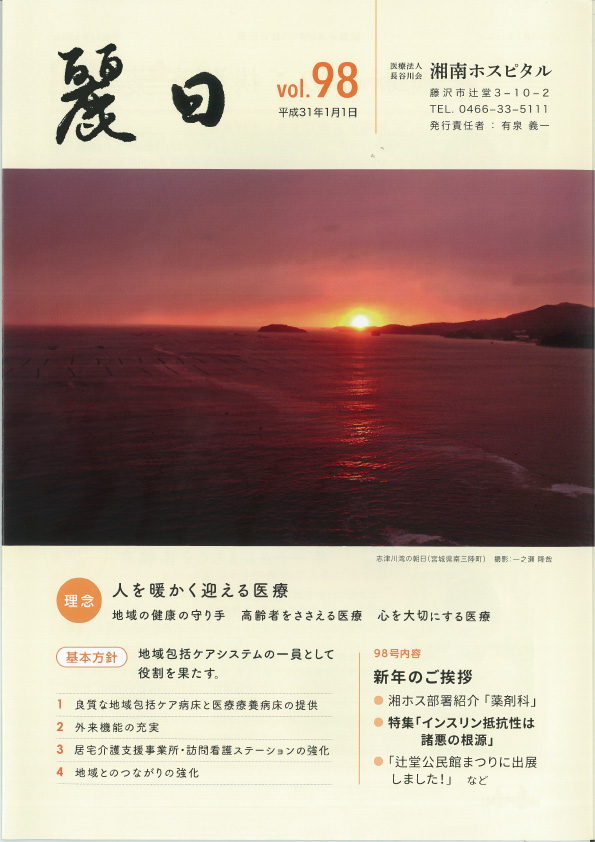 【表紙画像】麗日vol.98 平成31年1月号